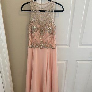 Hebeos Stone Encrusted Prom Gown